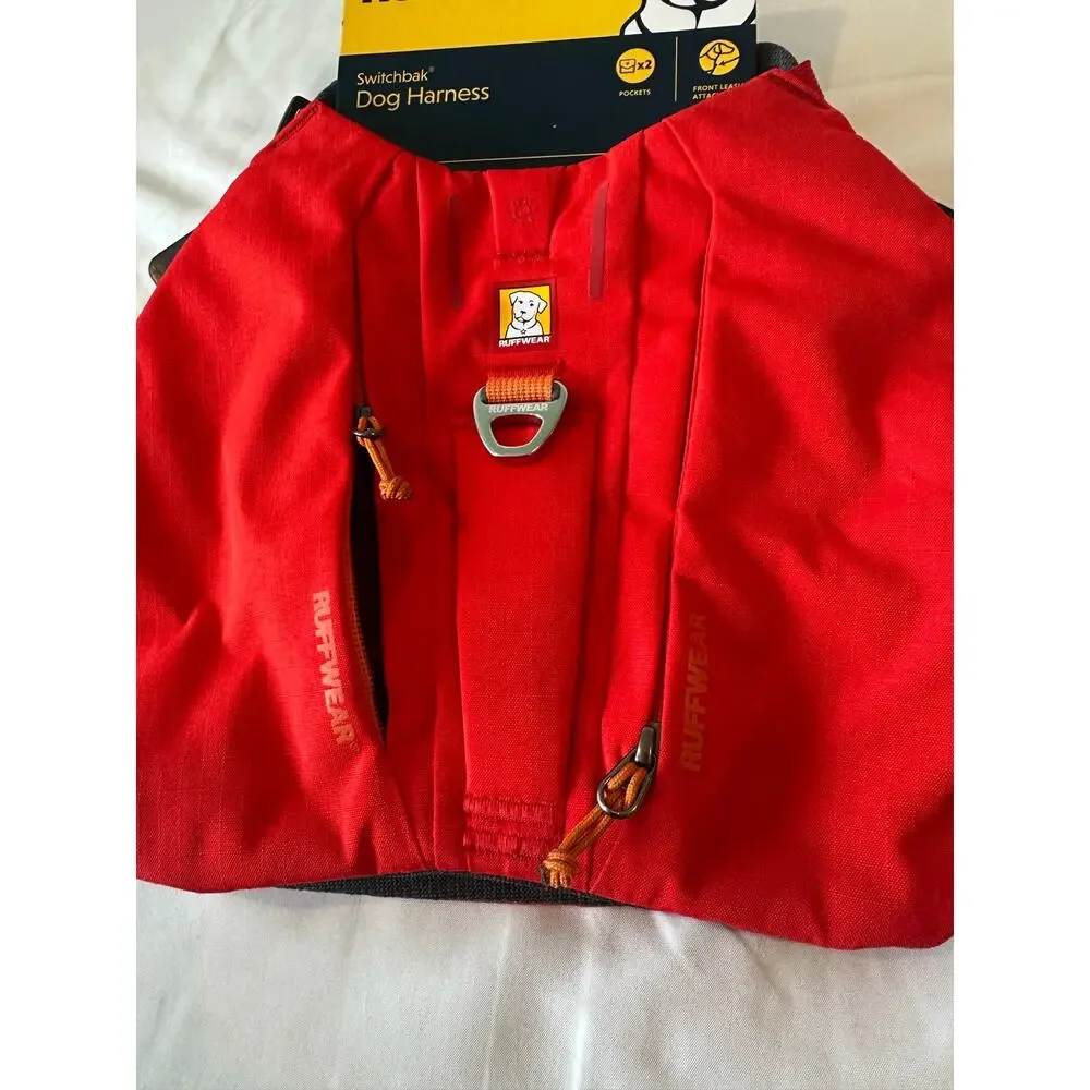 Ruffwear switchbak, dog harness XSsize red
